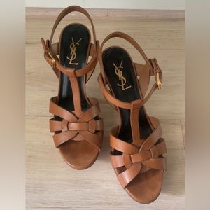 YSL Saint Laurent Tribute Platform Sandal